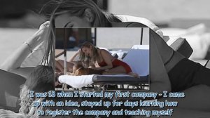 Kimberley Garner puts on a leggy display in a cherry red mini dress as she soaks up the sun in Miam