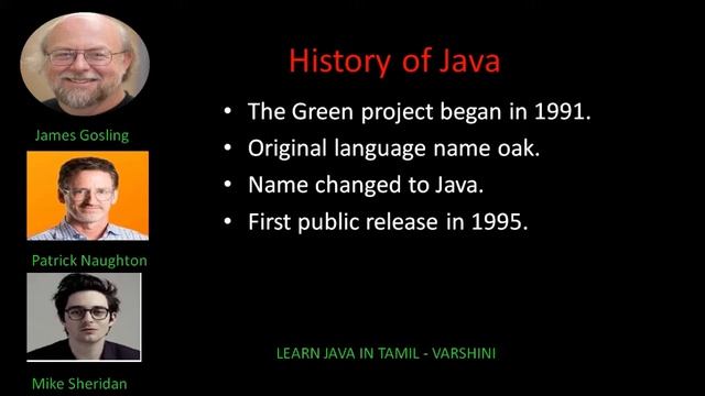 1# Introduction To Java Tamil смотреть онлайн