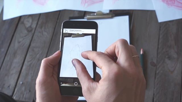 Drawing a portrait using augmented reality and SketchAR app смотреть онлайн