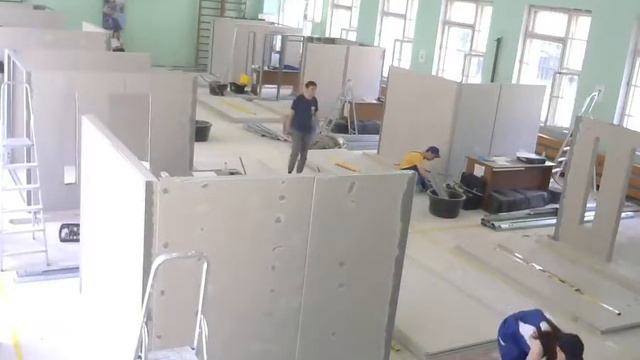 Демонстрационный экзамен по компетенции  "Cухое строительство и штукатурные работы" - День 2. смотреть онлайн