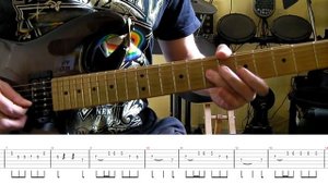 Iron Maiden - The Prophecy Dave Murray's solo lesson (with tablatures and backing tracks)