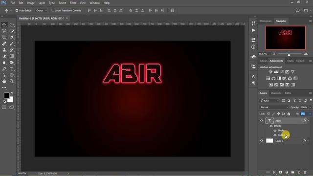 Logo Design - How to Create Neon Light Text Effect in Photoshop CC смотреть онлайн