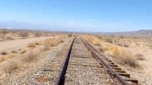 Rail Cart ride on abandoned Eagle Mountain Railroad in Southern California