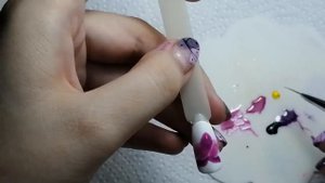 Дизайн ногтей ОРХИДЕЯ/ Рисуем гель-лаком