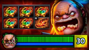 Тима ливнула, но ПУДЖ ОСТАЛСЯ 1 vs 5 ? Dota 2