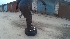 Как одеть шины на широкий диск