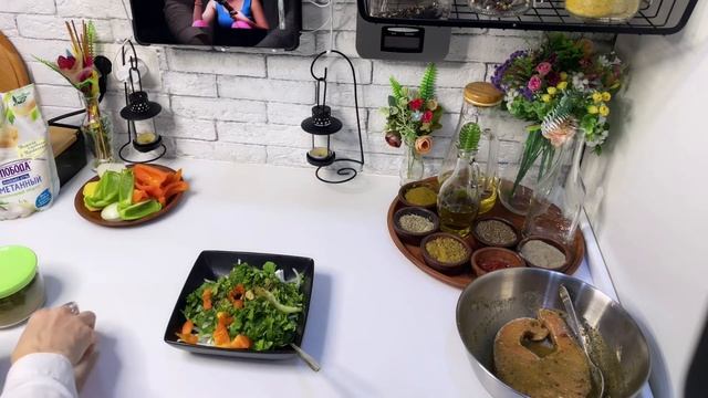 Стейк семги в духовке смотреть онлайн