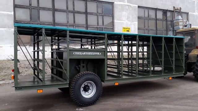 Обзор полуприцепа тракторного САТ ППП-4 | МИРавтотехники смотреть онлайн