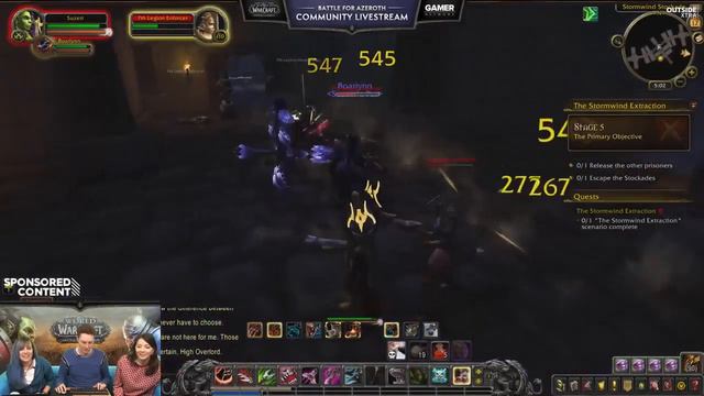 Jane And Ellen Watch Luke Play World of Warcraft Battle for Azeroth Live Stream смотреть онлайн