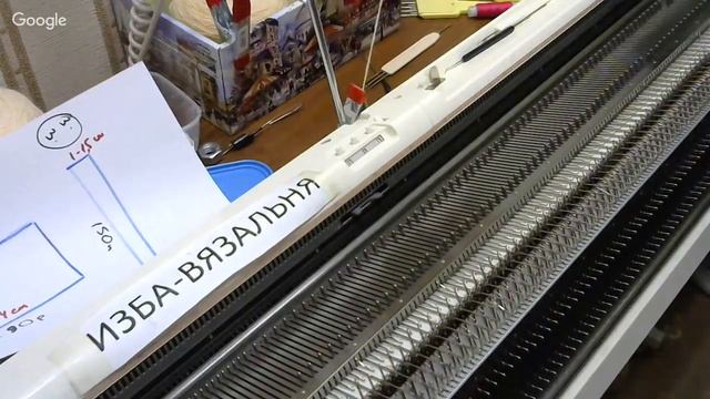 Вязание шапочки "Зефиренка" на вязальной машинке, #связалипобежали
