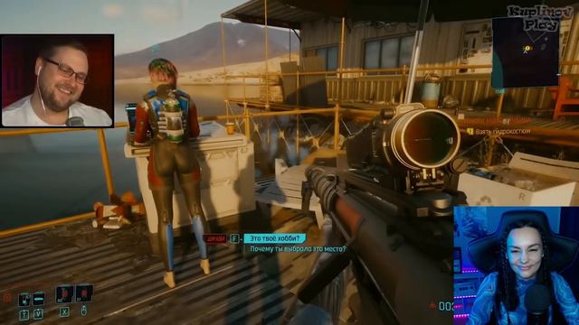 Реакция MILKA PLAY на СМЕШНЫЕ МОМЕНТЫ С КУПЛИНОВЫМ ► Cyberpunk 2077 #3 Реакция