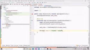 AutoComplete TextView With Explanation in Android Studio | Java | Vishal Mauriya