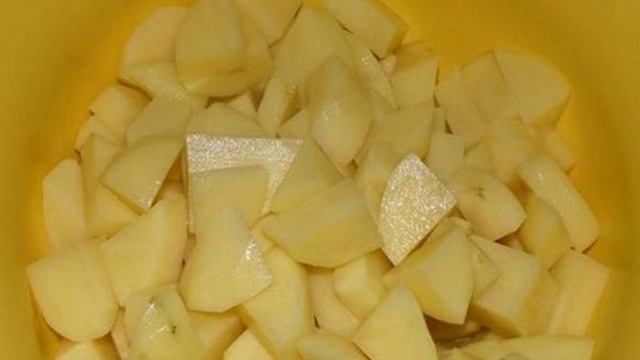 Тушеная картошка с шампиньонами