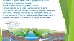 Путешествие капельки, круговорот воды.