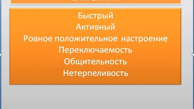 Темперамент Типы темперамента