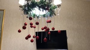 Украшаем Дом На Новый год ? Идеи Декора Люстры,красивый новогодний декор ?