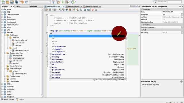 JavaServer Faces Tutorial смотреть онлайн