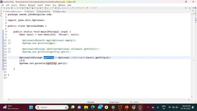 Optional class in java | Java Optional Class By Naren смотреть онлайн