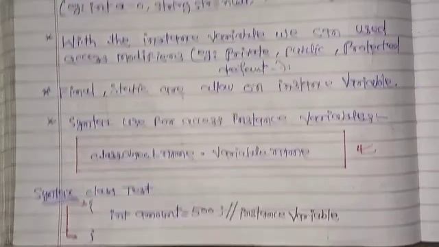instance variable in java|lec-3| memory allocation concept |java instance variable | AndroJava