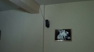 Home theater setup using LED projector