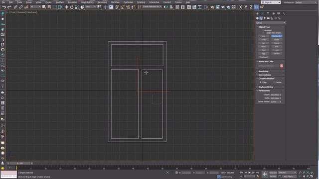 Моделирование оконной рамы сплайнами смотреть онлайн