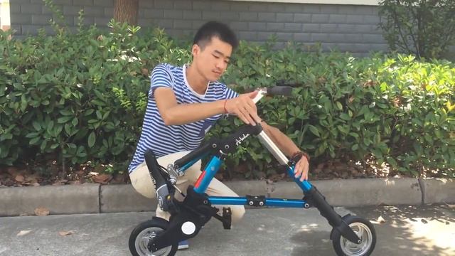 Купить ВЕЛОСИПЕД Мини Складной за 13 тыс 8 дюймов Алюминиевый сплав ЛУЧШАЯ ЦЕНА НА АЛИЭКСПРЕСС смотреть онлайн