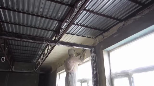 Утепление ППУ  Утепляем навес  г.  Усть-Лабинск Альянс Проф .Termoizol-ppu