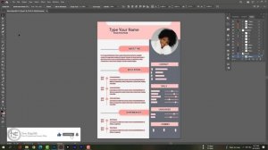 How to make a CV in illustrator and Photoshop CC 2022 l Download 30+ free templates - Class 37