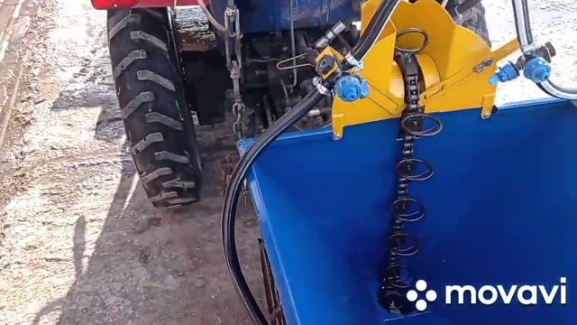 Минитрактор КМЗ-012 и картофелесажалка к нему. практически целый посевной комплекс. смотреть онлайн