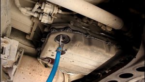 Замена масла и фильтра в АКПП Aisin 09D на АУДИ Q7 2008 AUDI Q7 3,0 дизель  1часть