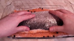 МАЛОСОЛЬНАЯ ФОРЕЛЬ - семья в восторге! | Lightly salted trout the best for breakfast!