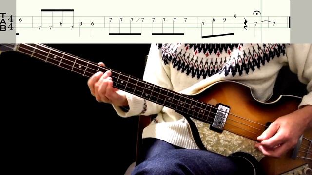 Bass TAB : I Saw Her Standing There - The Beatles смотреть онлайн
