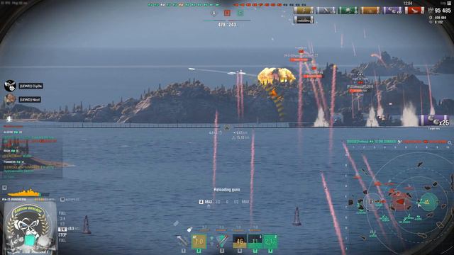 WoWs | Pommern der Grosse Gets 6 Off Them смотреть онлайн