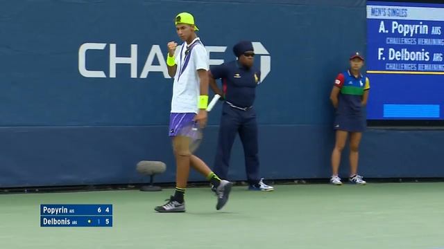 Alexei Popyrin vs. Federico Delbonis | US Open 2019 R1 Highlights смотреть онлайн