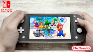 Super Mario Bros. Wonder Nintendo Switch Lite Gameplay
