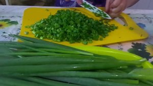 Самый быстрый и простой способ заготовки на зиму  свежей зелени многолетнего лука - бутуна.