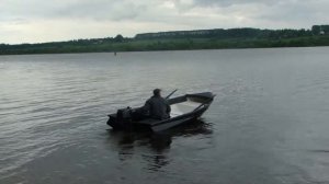 Афалина-380-Б под мотором 5 л.с.