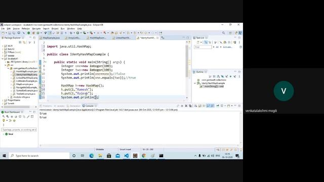 Identity hashmap in java programming Telugu смотреть онлайн