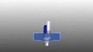 Принцип работы сливного механизма в бачках Grohe