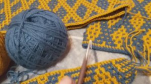 Это круто!!!"Мозаичное вязание"крючком.