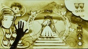 Прекрасная анимация. Арт-проект "Пески времени". Песочная анимация.