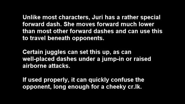 Street Fighter X Tekken [2013] Juri Tutorial: Intermediate Tech