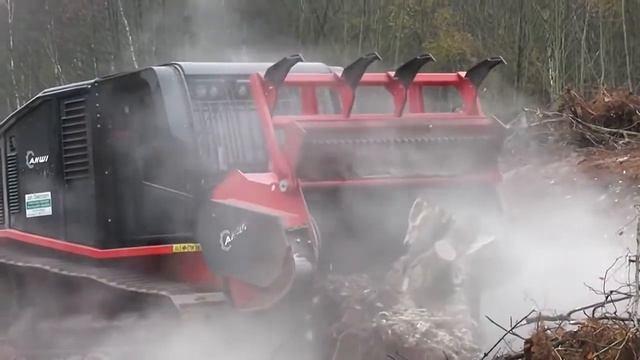 Дробление пней Anwi RAPTOR 800