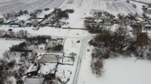 Андреевка. Чернянский. Белгородская. Россия. Зима 2021 Dji mavik mini 4k-video.