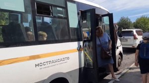 Автобус Луидор-2250DS(ГАЗ-Next) следует по маршруту 21 "Конобеево-А/в Воскресенск"