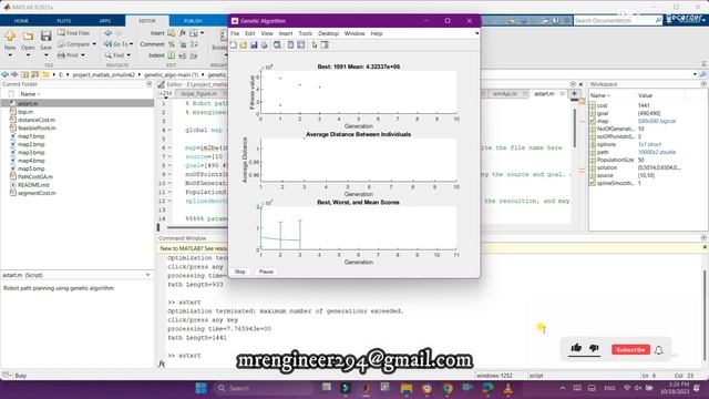 Path Planning and Obstacle Avoidance using Genetic Algorithm in MATLAB || Optimization using GA смотреть онлайн