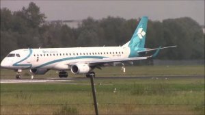 Air Dolomiti Embraer 195 (I-ADJN) Touch and Goes at Friedrichshafen Airport!