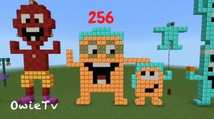 Numberblocks Minecraft COUNTING DOUBLE NUMBERS Learn to Count| Counting Math Learning Songs for Kid