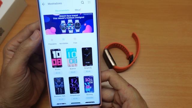 Huawei Band 6 Watch Faces - Como Mudar