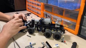 Грузовик Скания 8x4 из Лего Техник / Постройка кабины / LEGO TECHNIC самоделка